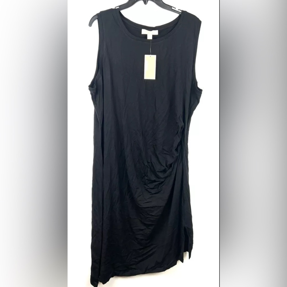 Michael Kors Women’s Black Sleeveless Knee Length Dress Plus Size 2X